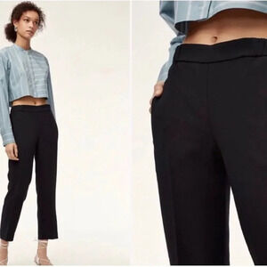 Wilfred Aritzia Darontal Black Cropped Pants